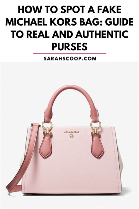 how do you know if a mk purse is real|authentic michael kors purses.